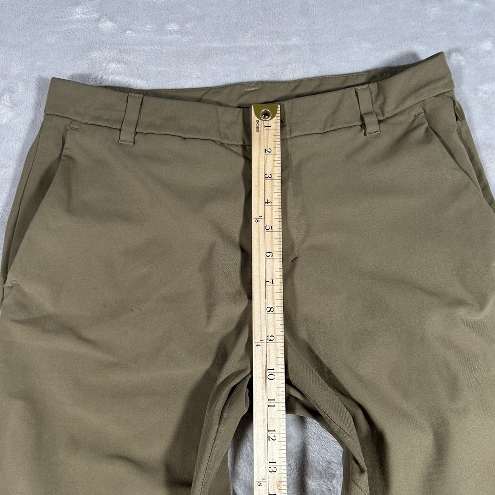 Lululemon ABC Pants Mens 32 Beige Commission Ripstop Oxford Warpstreme Stretch - Picture 13 of 16
